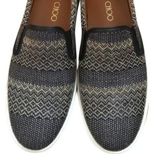 Demi Fabric Skate Sneaker Navy/Marble Flats